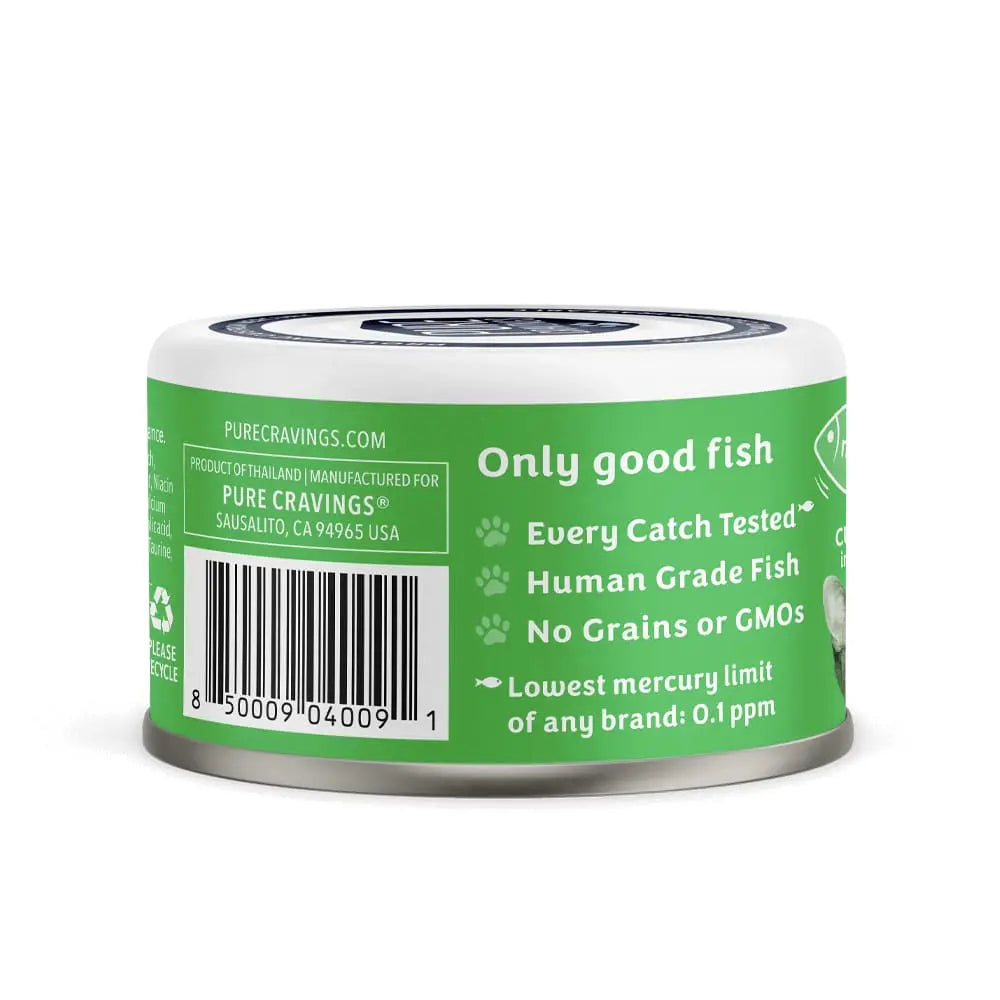 Pure Cravings - An Innovative New Brand of Wet Cat Food with Wild Mackerel Cutlets in Gravy