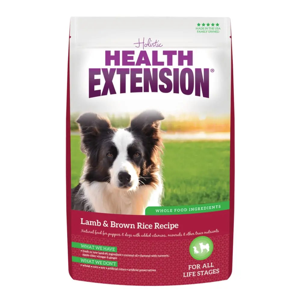 Healthy Extension Free - Range Lamb & Brown Rice Complete Dry Dog Food