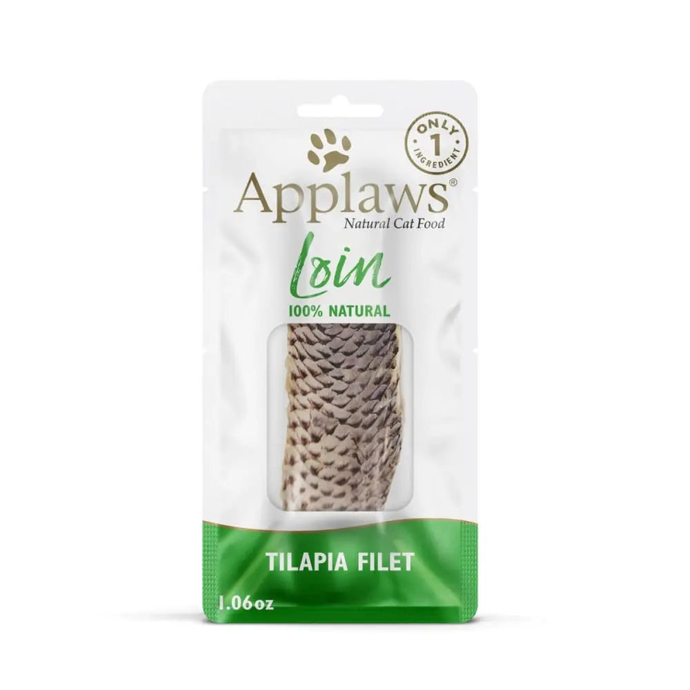 Applaws 1.06oz Natural Tilapia Loin Cat Treats, 12-Pack per Case