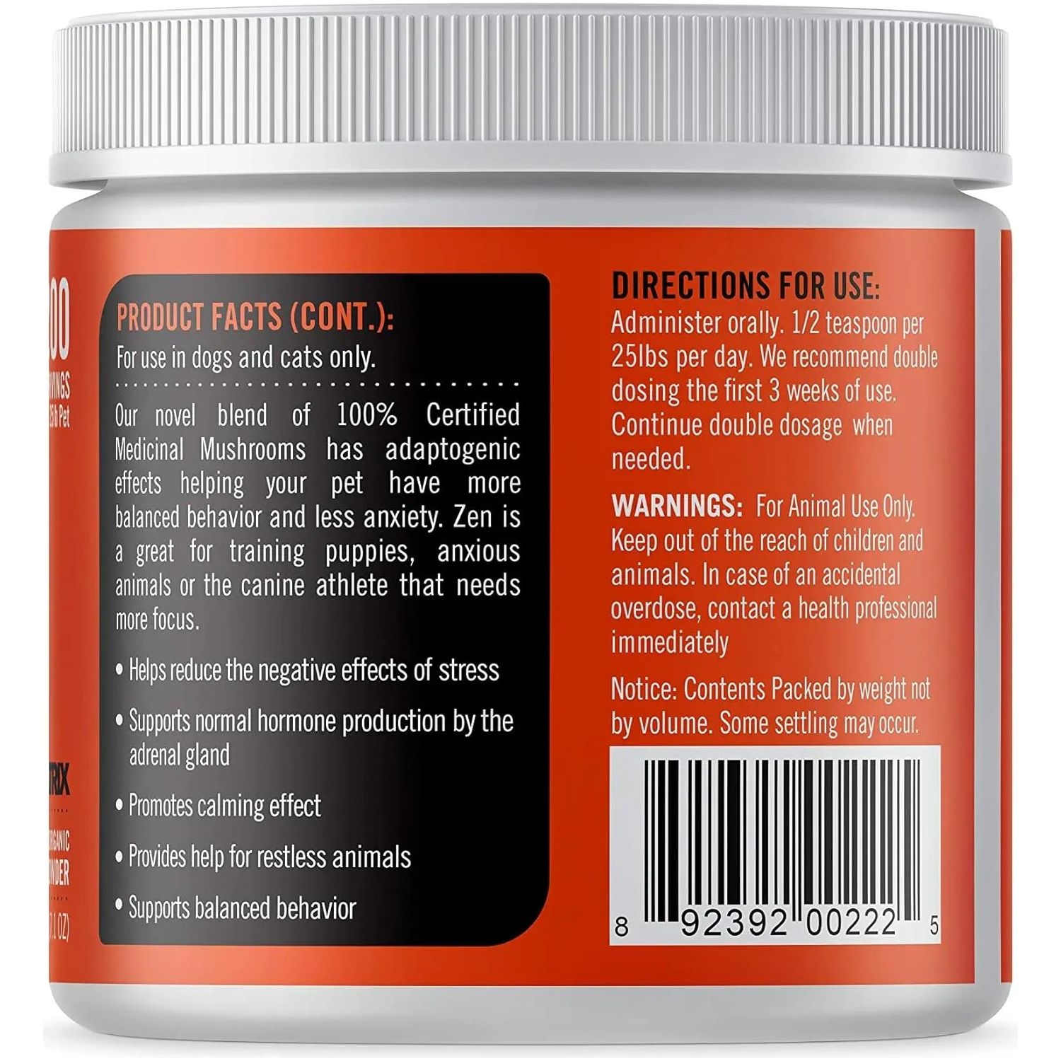 Canine Matrix Zen Calming Support Dietary Supplement for Dogs - 200g