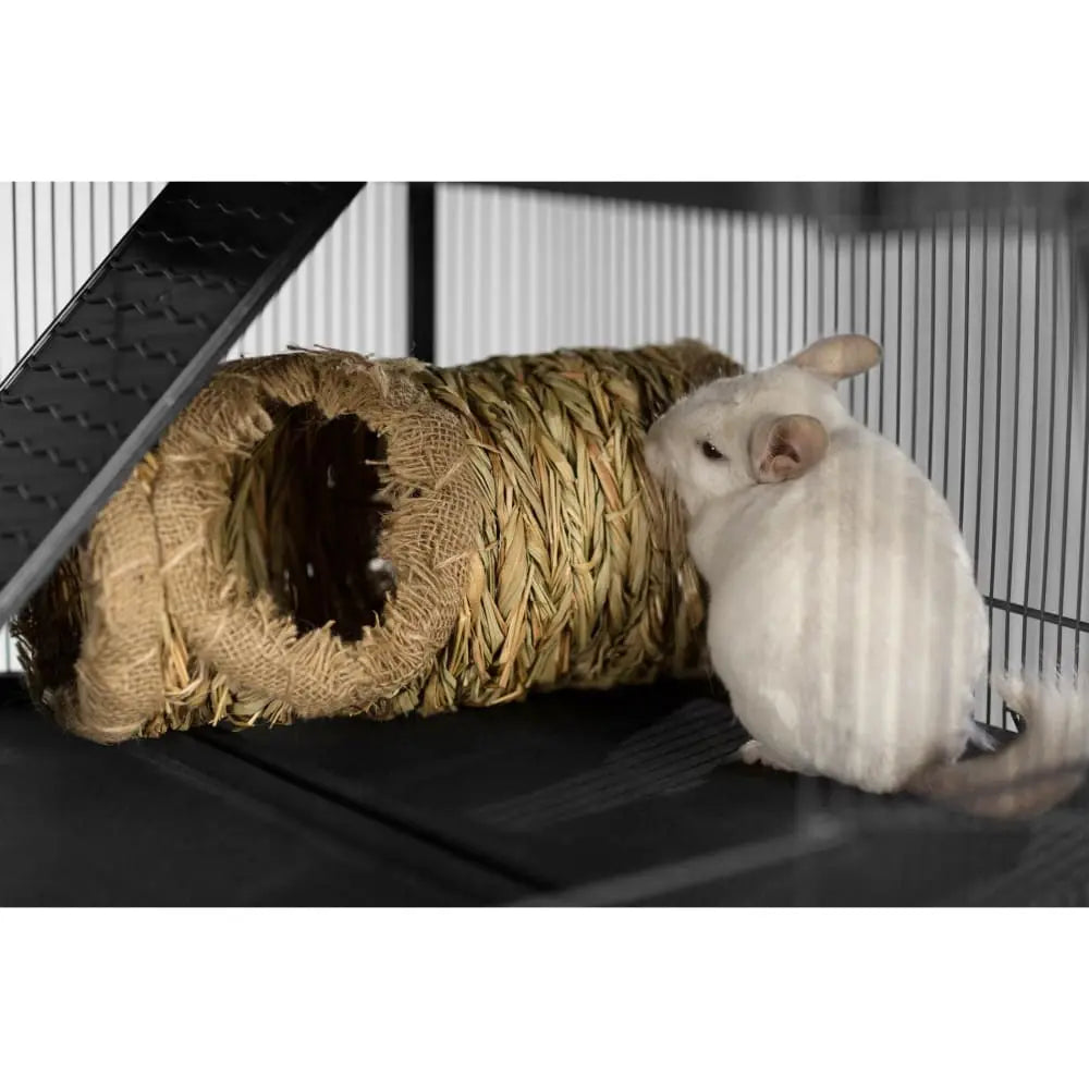 Prevue Pet Products All - Natural Hand - Woven Grass Activity Tunnel for Small Animals