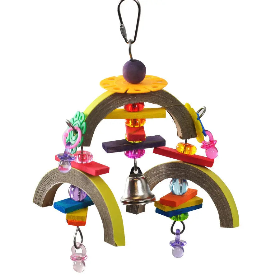 A & E Cages Happy Beaks Bird's Fun Baby Carousel Exercise Toy