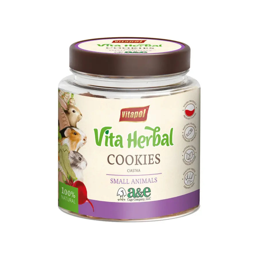Vitapol Vita Herbal A & E Small Animal 240 g Healthy Veggie - Shaped Cookies
