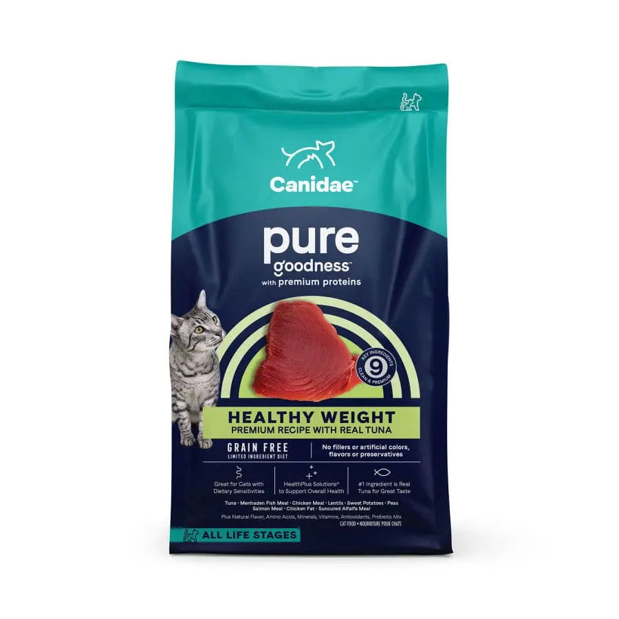 CANIDAE PURE Indoor Tuna Formula - Limited Ingredient Dry Cat Food for Sensitive Cats