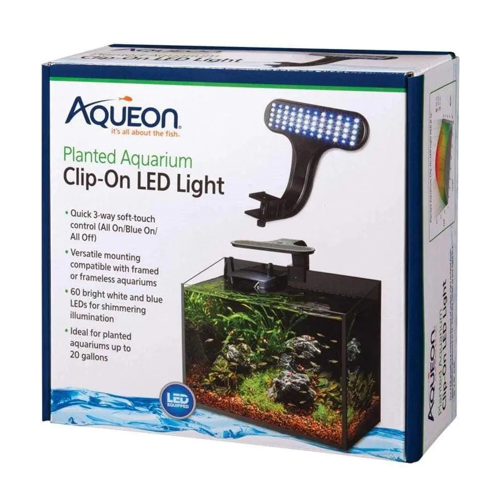 Aqueon® 8 X 7 X 4.75 Inch Clip-on LED Light for Planted Aquariums