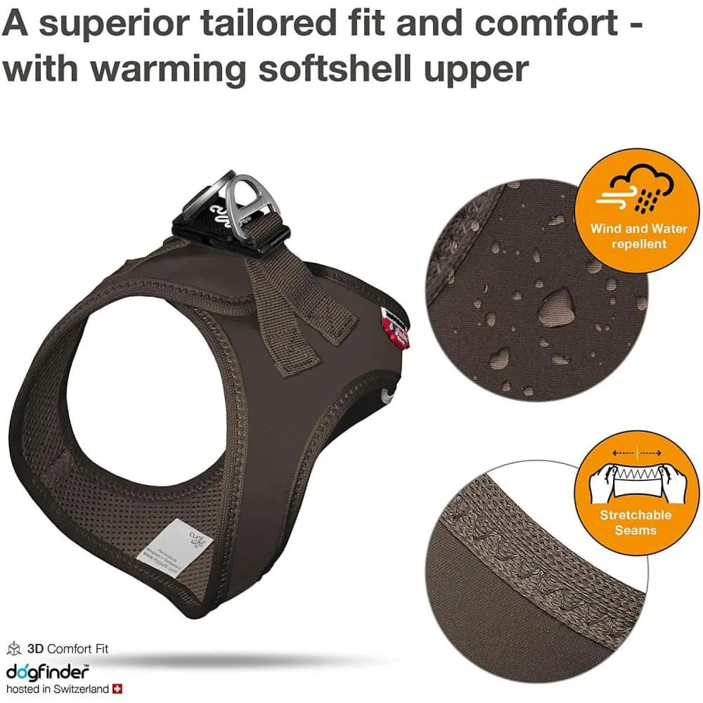 Lightweight Step-in Dog Vest Harness with Air-Mesh Lining and Softshell Material for Small and Medium Dogs