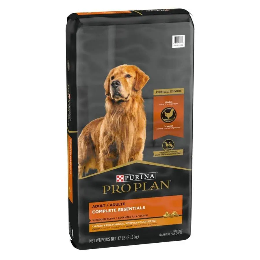 Purina Pro Plan Complete Essentials: Shredded Chicken & Rice Blend for Dogs