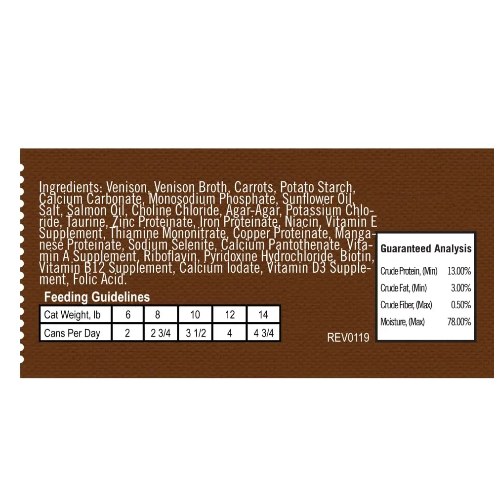 Lotus Grain-Free Canned Cat Food - Just Juicy Venison Stew for Feline Delight