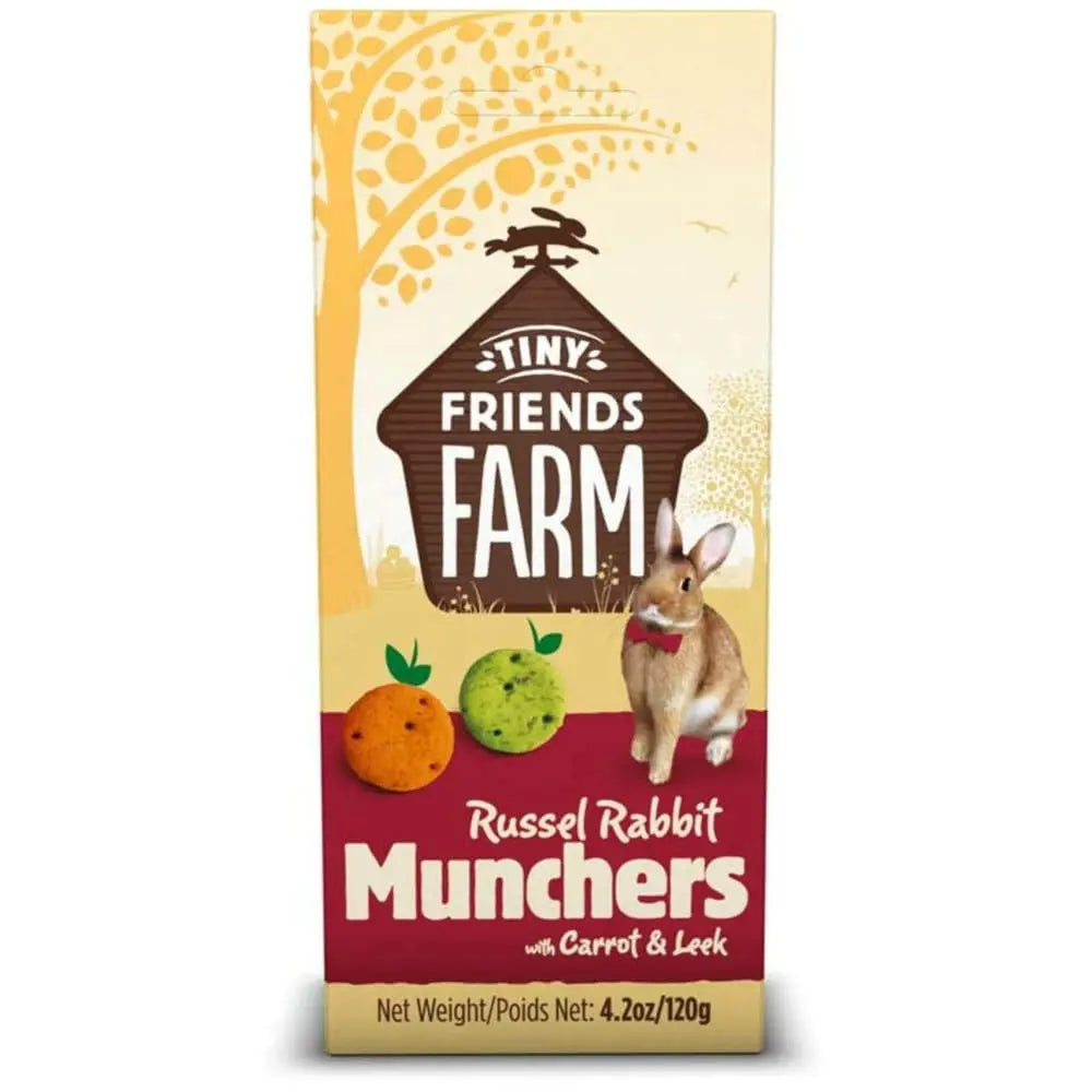 Tiny Friends Farm Delicious Russel Rabbit Munchers with Carrot & Leek - 4.2 oz