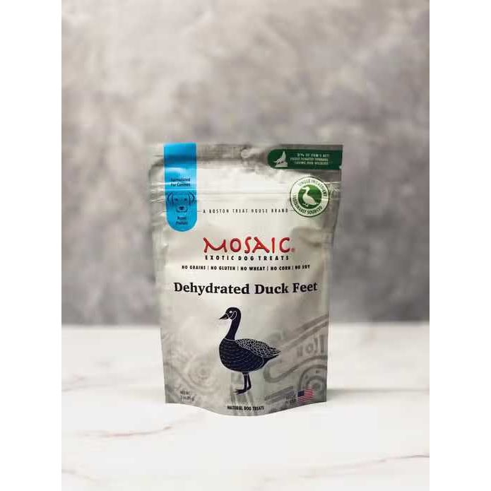 Mosaic USA Dehydrated, Crunchy Duck Feet - Ideal Dog Treats