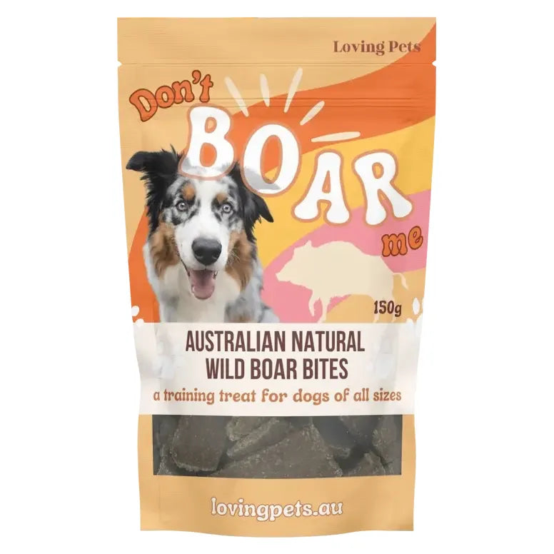 Loving Pets Australia Wild Boar Bites - 5.29 oz Healthy Dog Treats