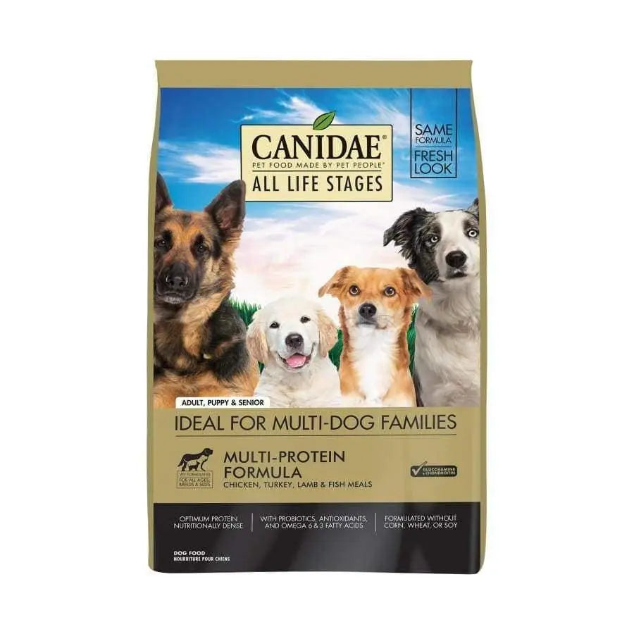 CANIDAE Multi-Protein Dry Dog Food with Chicken, Turkey, Lamb & Fish Meal for All Life Stages