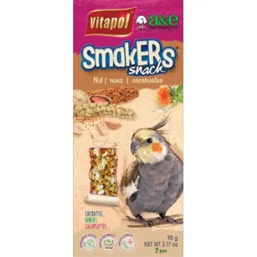 A&E Cage Company Premium Cockatiel Nut Treat Sticks with Unique Design