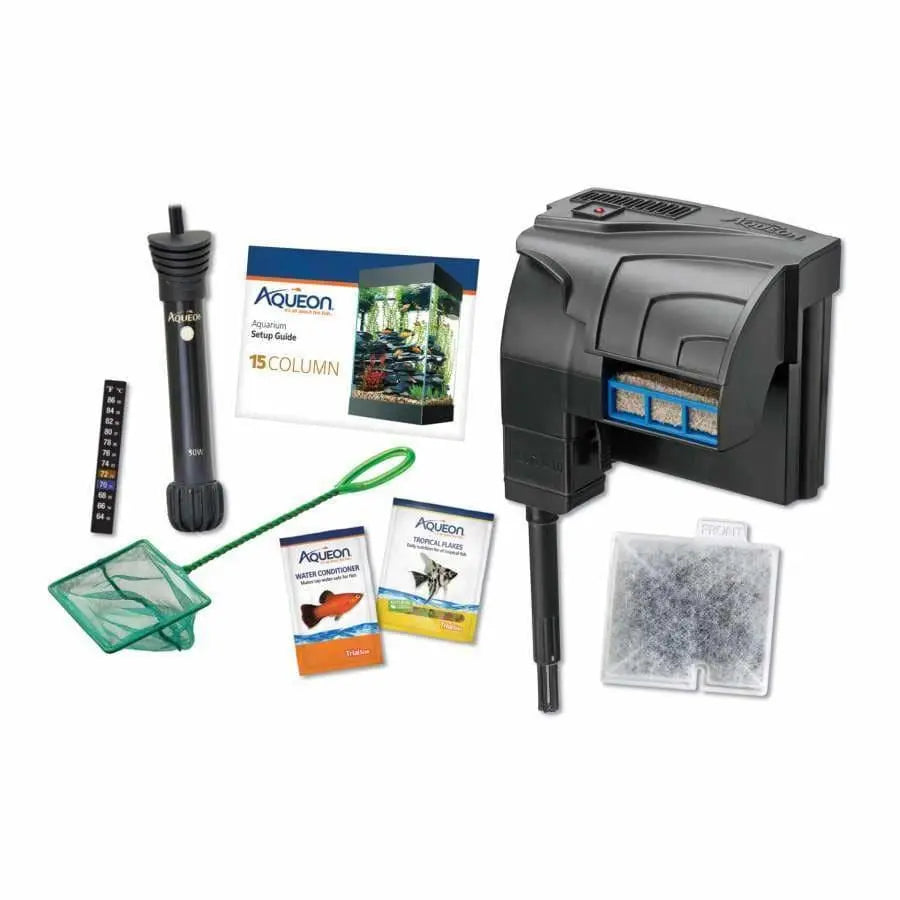 Aqueon 15-Column LED Aquarium Starter Kit with Energy-Saving Lighting