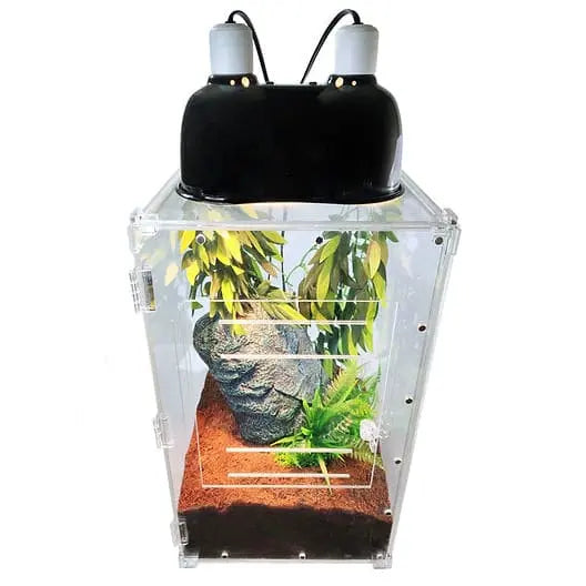 Extra Large Acrylic Front-Opening Reptile Enclosure Terrarium Cage for Gecko Breeding