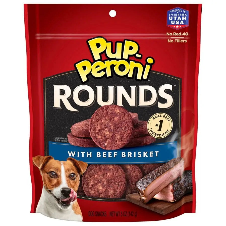 Pup-Peroni Round-shaped Dog Snacks - Delicious Treats for Canines