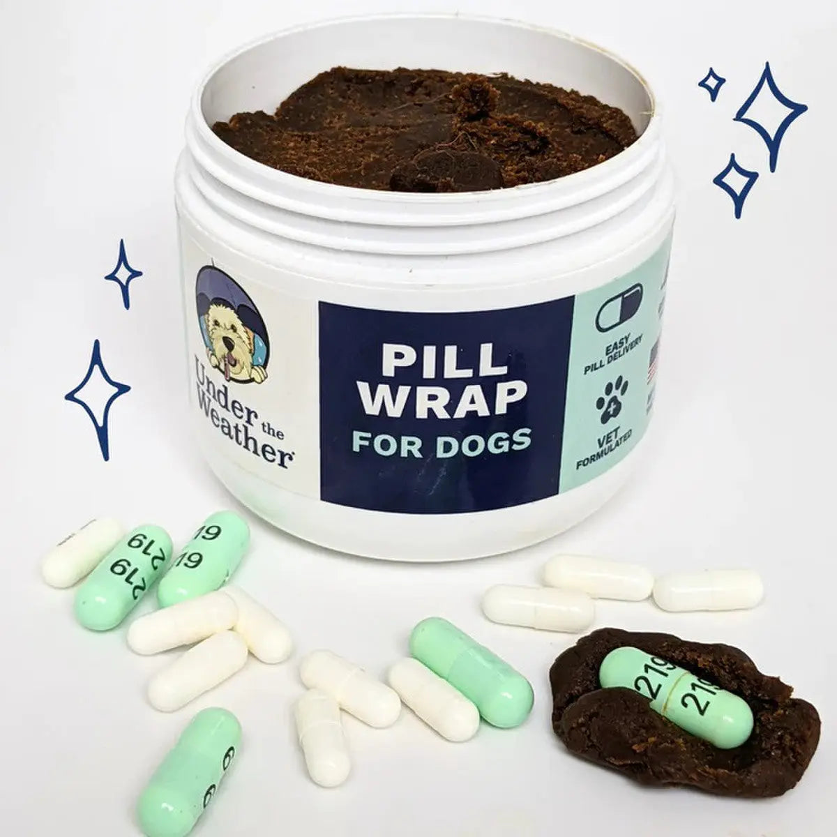 Under the Weather Dog Pill Wrapping Solution - Chicken Flavored Putty Dough