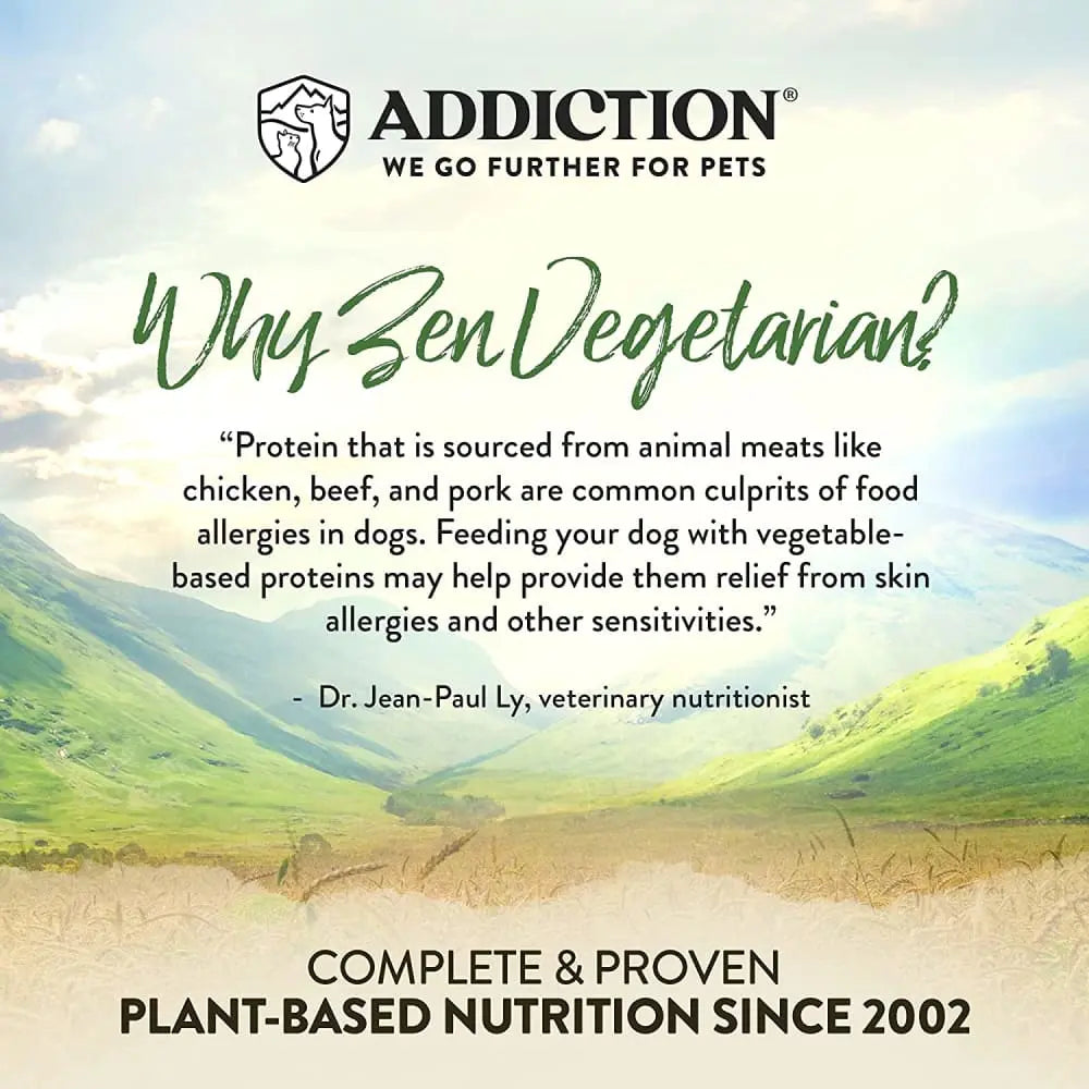 High - Quality Addiction Zen Vegetarian Grain - Free Dry Dog Food for Canine Companions