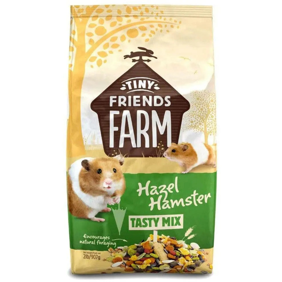 Tiny Friends Farm 2 lb Nutritious Tasty Mix Dry Food for Hazel Hamsters