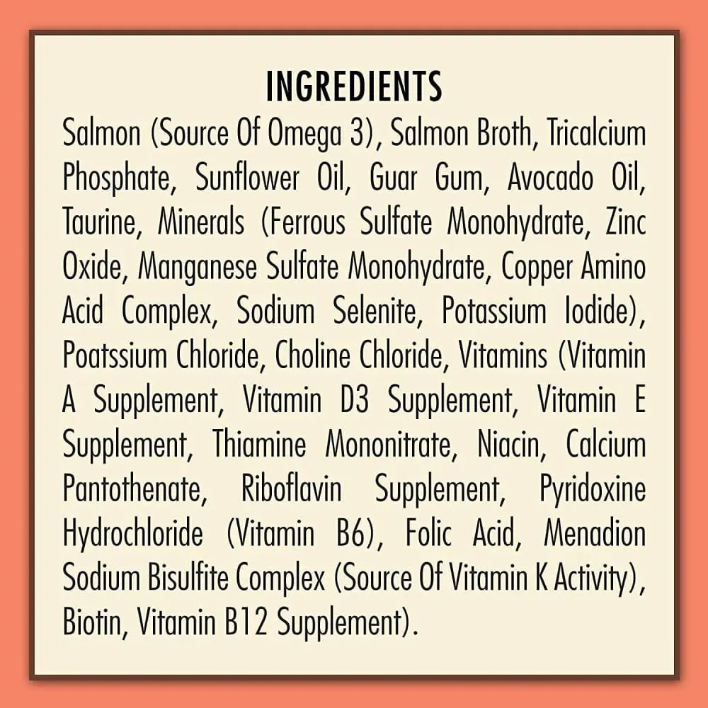 AvoDerm Grain - Free Natural Wet Cat Food with Wild - Caught Salmon, 24 x 3 oz