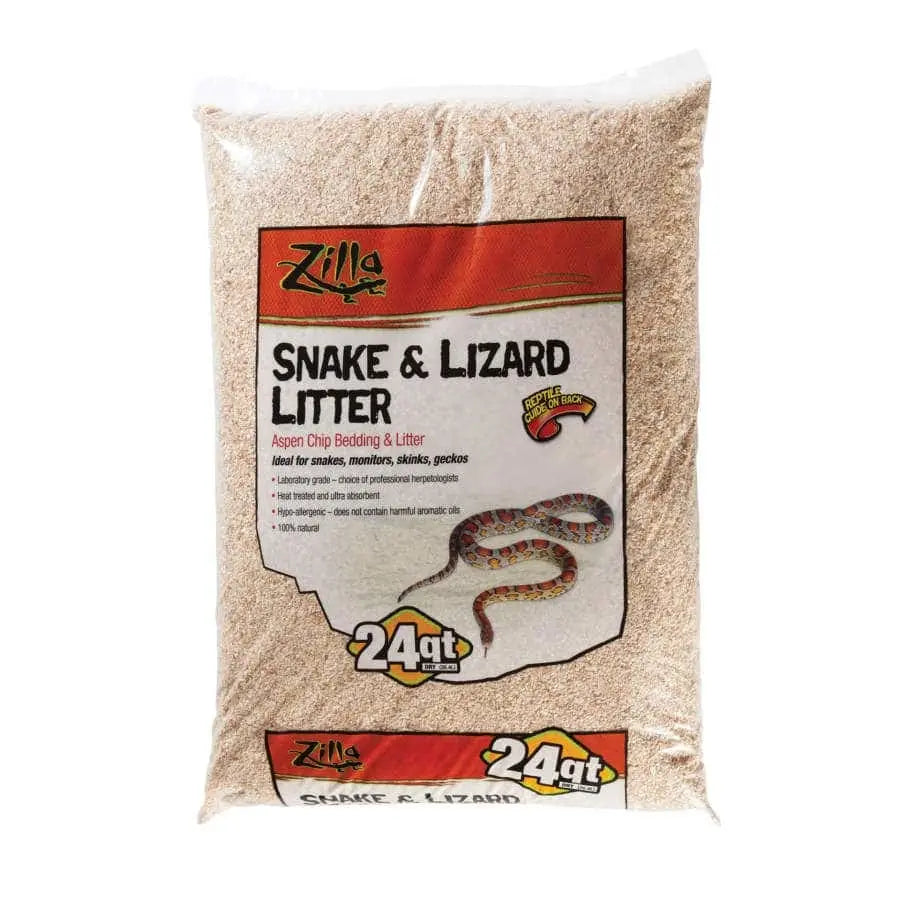Zilla Natural Heat-Treated Aspen Bedding for Snakes and Lizards