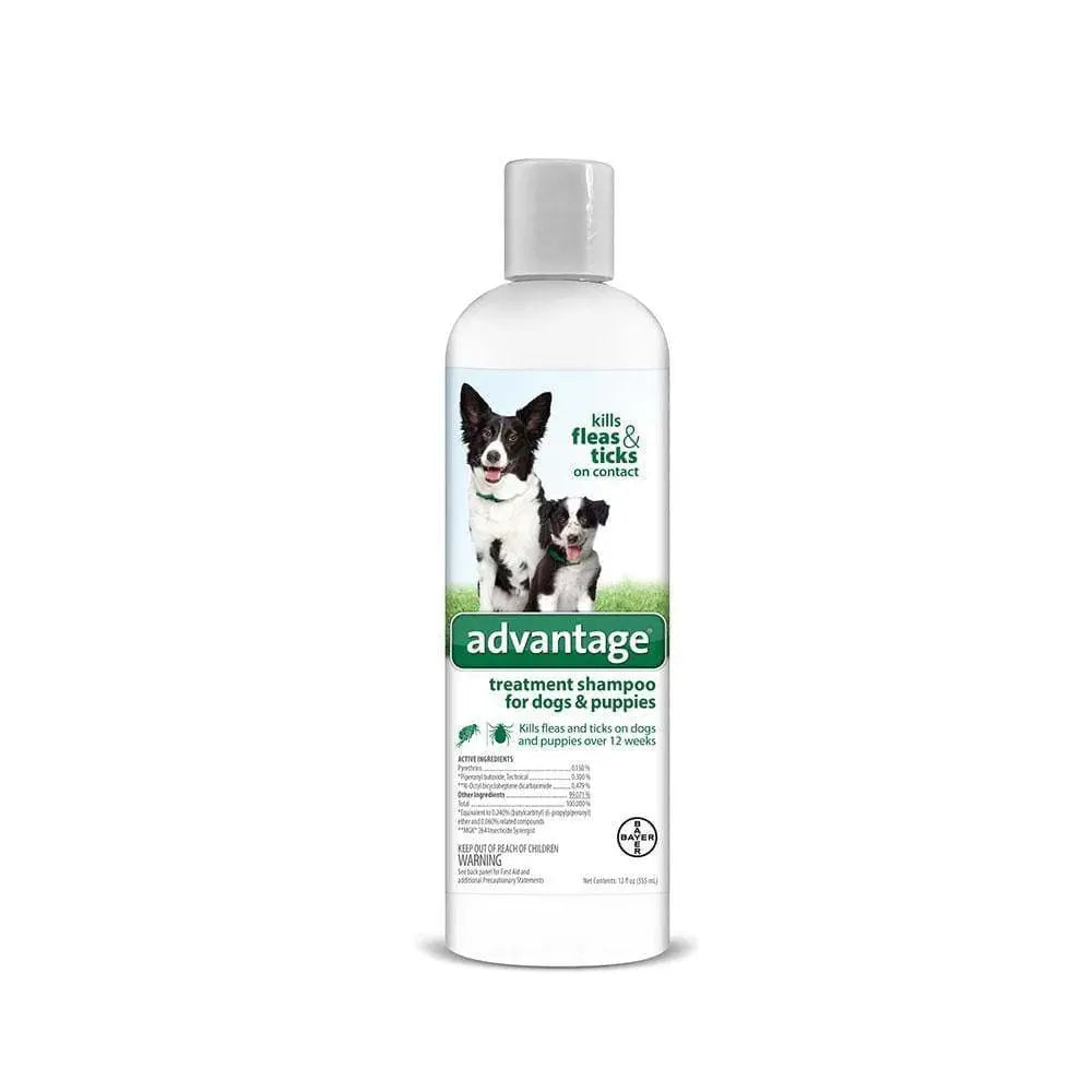 Advantage® Anti - Flea and Tick Treatment Shampoo for Dogs and Puppies, 12 - Ounce Bottle