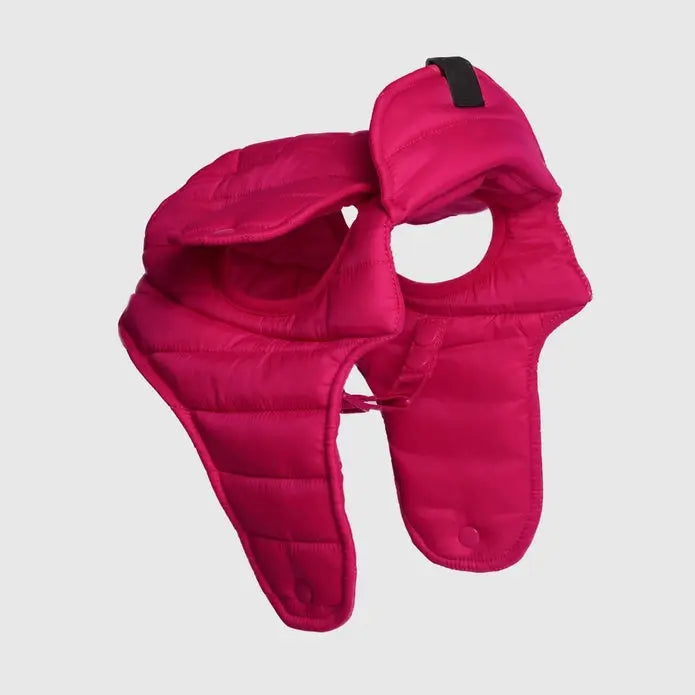 Stylish Canada Pooch Insulated Puffer-style Dog Hat for Winter Warmth