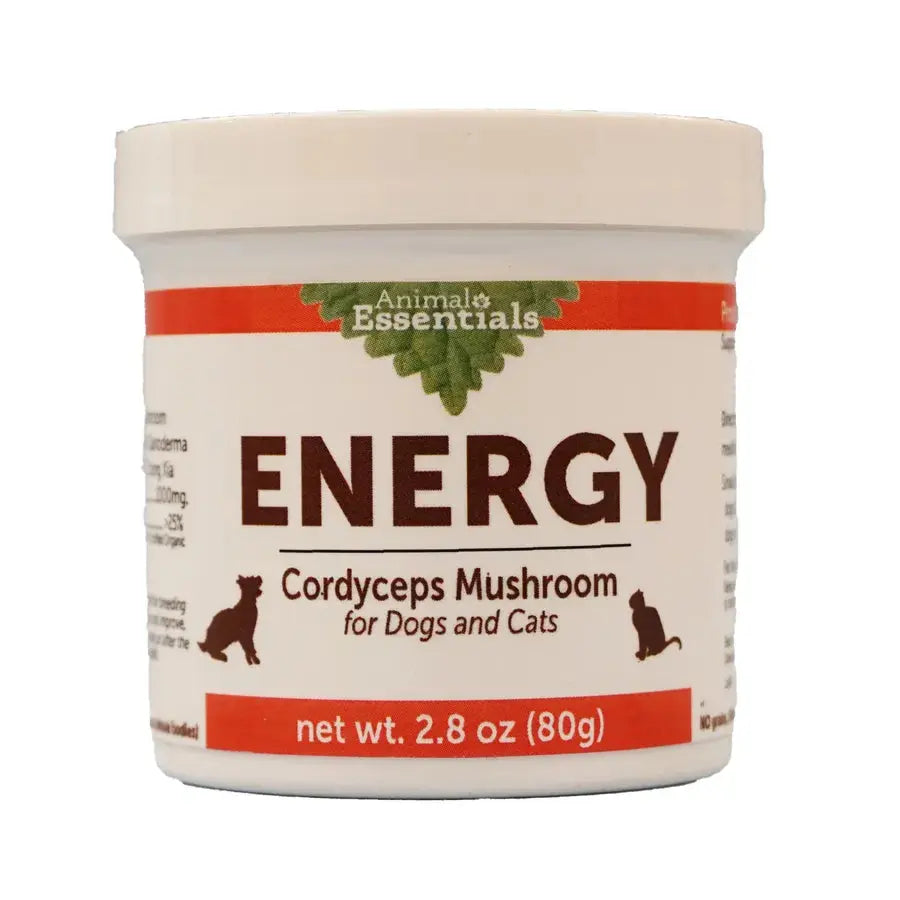 Animal Essentials Premium Energy-Boosting Cordyceps Mushroom Vitamin Supplement for Cats and Dogs