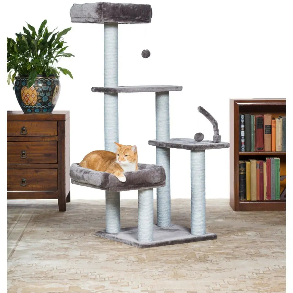 Prevue Pet Products Luxury Kitty Power Paws The Ritz Indoor Cat Tree for Kittens and Cats