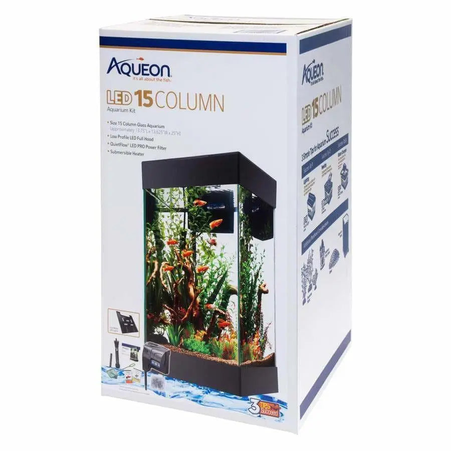 Aqueon 15-Column LED Aquarium Starter Kit with Energy-Saving Lighting