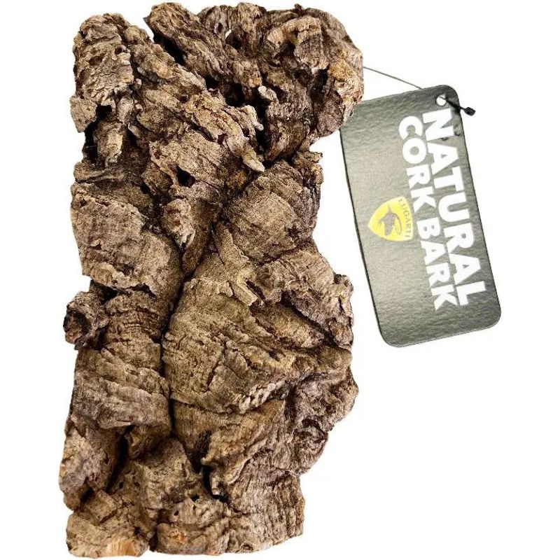 Lugarti's Sustainable Natural Cork Bark Flat Hideout for Reptiles