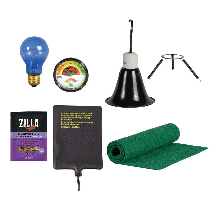 Zilla Tropical Starter Accessory Kit for Juvenile Reptiles