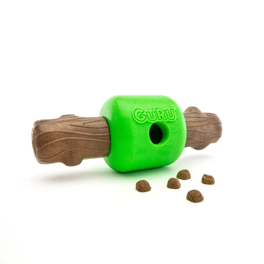 GURU Durable Spin & Treat Dog Toy: Stick Treat Dispenser for Endless Fun