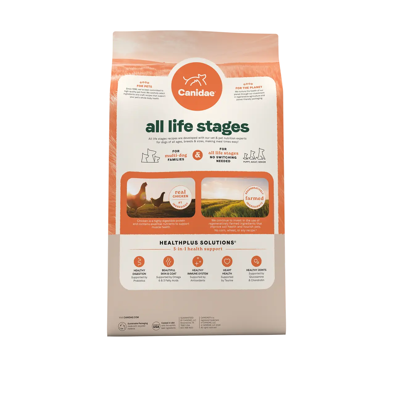 Canidae Premium All Life Stages Dry Dog Food with a Multi-Protein Recipe for Every Dog