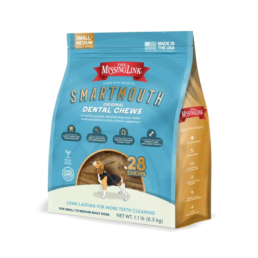 Missing Link SMARTMOUTH All - in - One Dental Chew for Dogs with Comprehensive Health Benefits