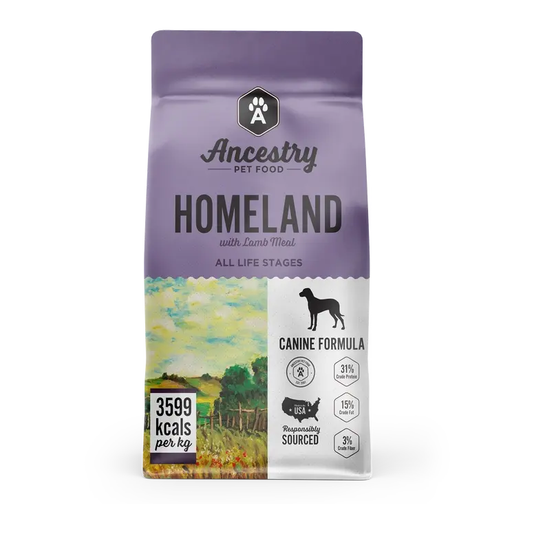 Ancestry Premium Grain - Free Dry Kibble Dog Food with Lamb Meal and Sweet Potato Formula