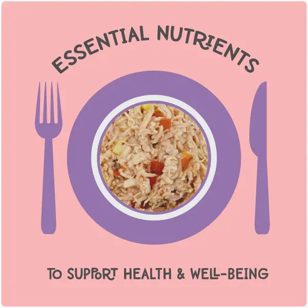 Love, Nala Premium Canned Cat Food - 2.8oz Case of 12 with Chicken Flaked, Sweet Potato & Tomato Recipe in Broth