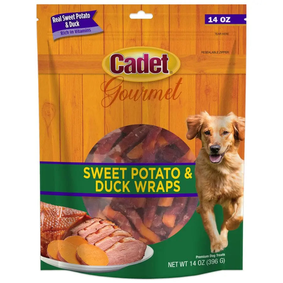Cadet Gourmet High - Protein Duck & Sweet Potato Wrapped Dog Treats