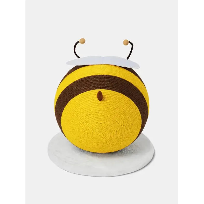 Vetreska Interactive Bee - Shaped Cat Scratching and Playing Ball Toy