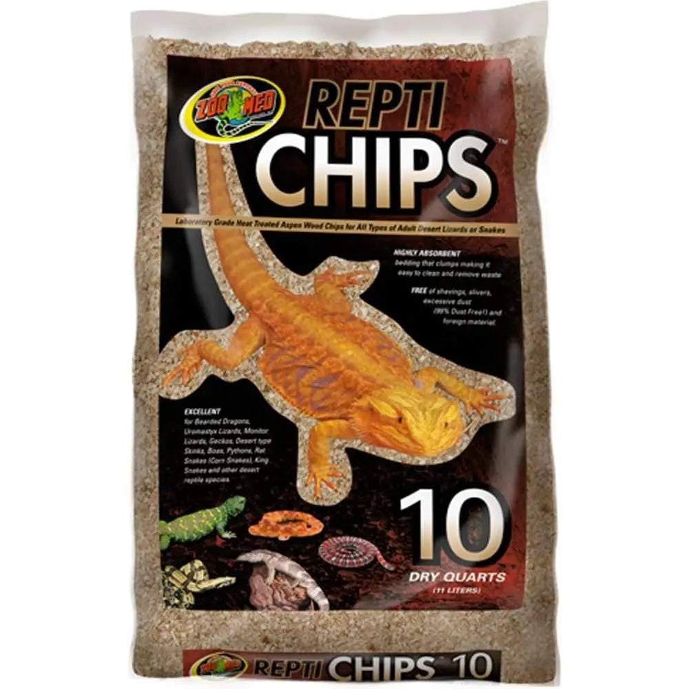 Zoo Med Heat-Treated Aspen Repti Chips Substrate for Desert Reptiles
