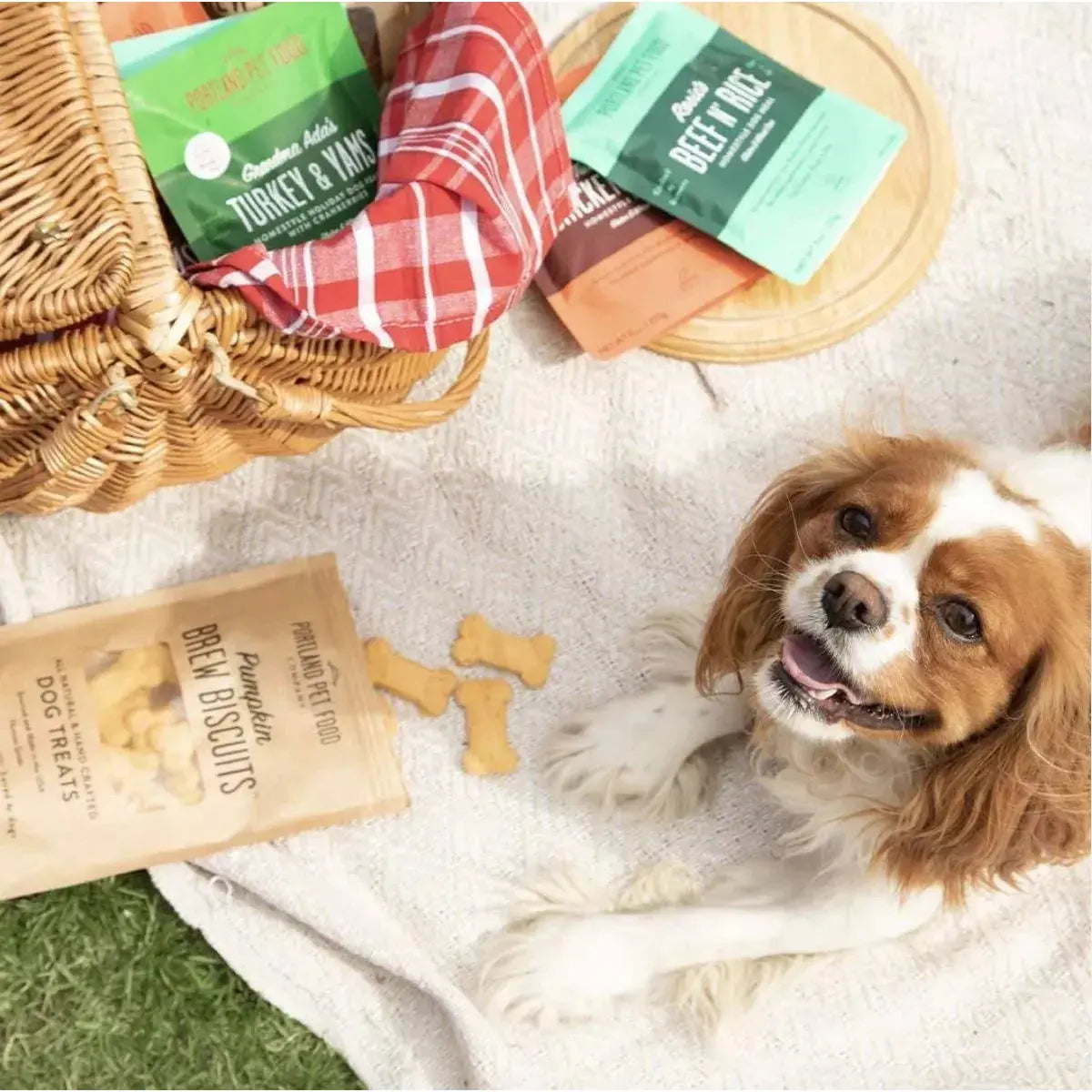 5oz Dog Treats - Portland Pet Food Company's Bacon - Flavored Brew Biscuits for Canine Delights