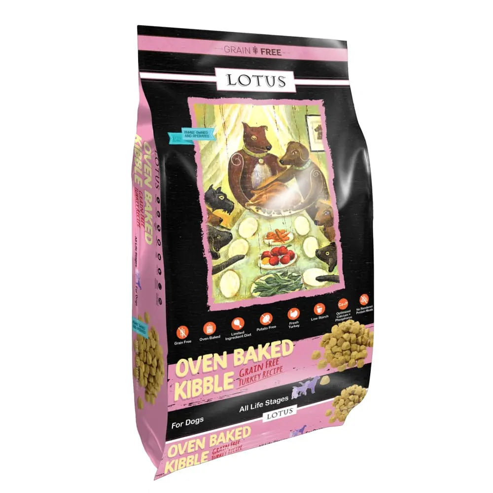 Lotus Grain-Free Oven-Baked Dry Dog Food with Turkey Recipe