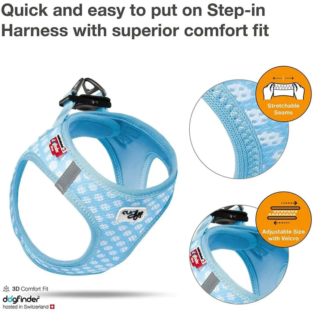 Lightweight Air-Mesh Vest Harness with Matching Leash for Small Puppies