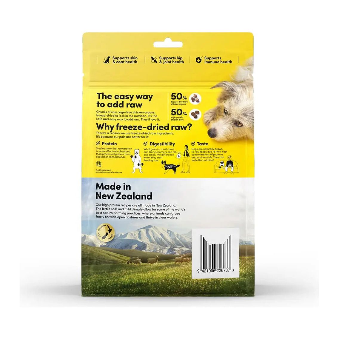 Animals Like Us Cage-Free Chicken 50% Freeze-Dried RawMix Dog Food