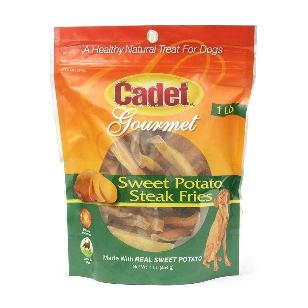 Cadet® Gourmet Sweet Potato Steak Fries Dog Treats - One Pound Package