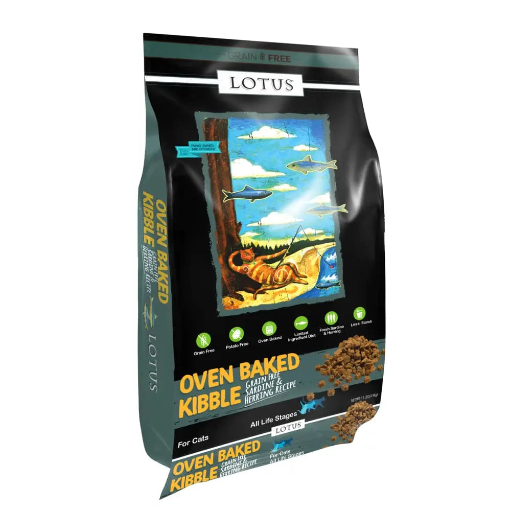Lotus Premium Grain-Free Dry Cat Food with Sardine and Herring