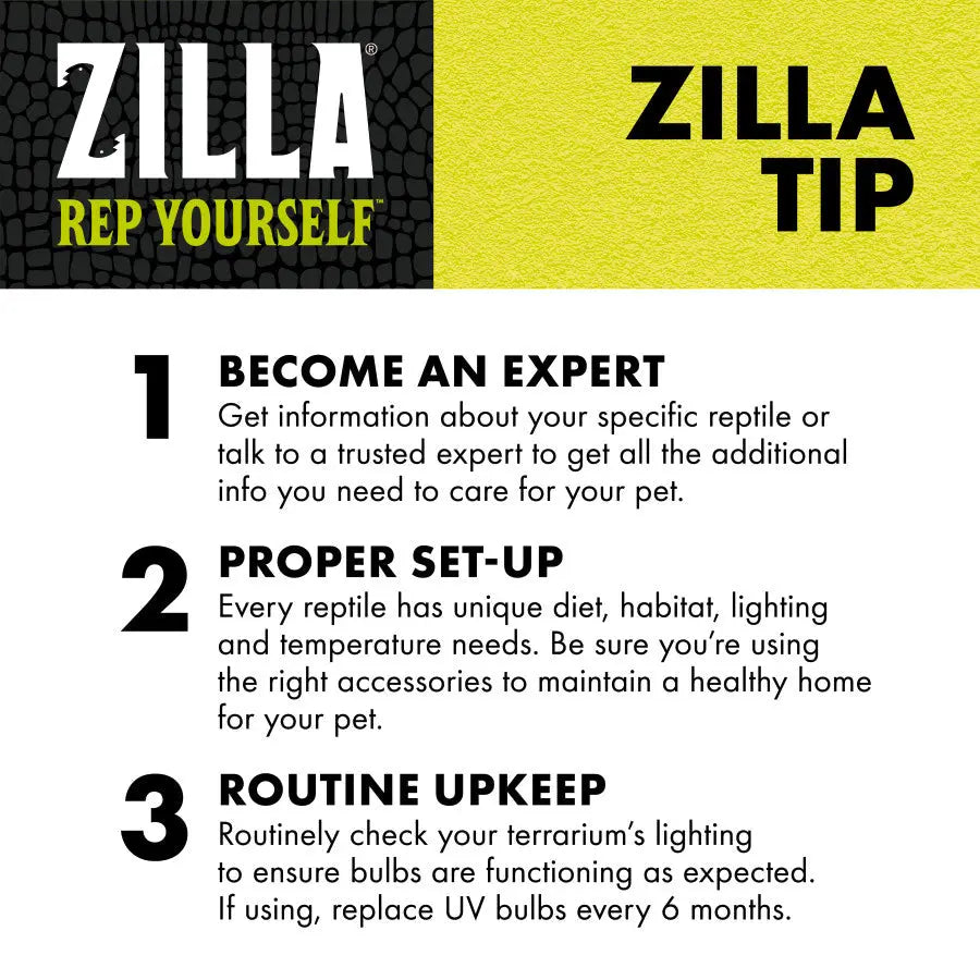 Zilla High - Performance Incandescent Spot Bulb for Reptile Terrariums