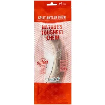 Top - Grade Split Elk Antler Chew Dog Treat from Canadian Venison Farms