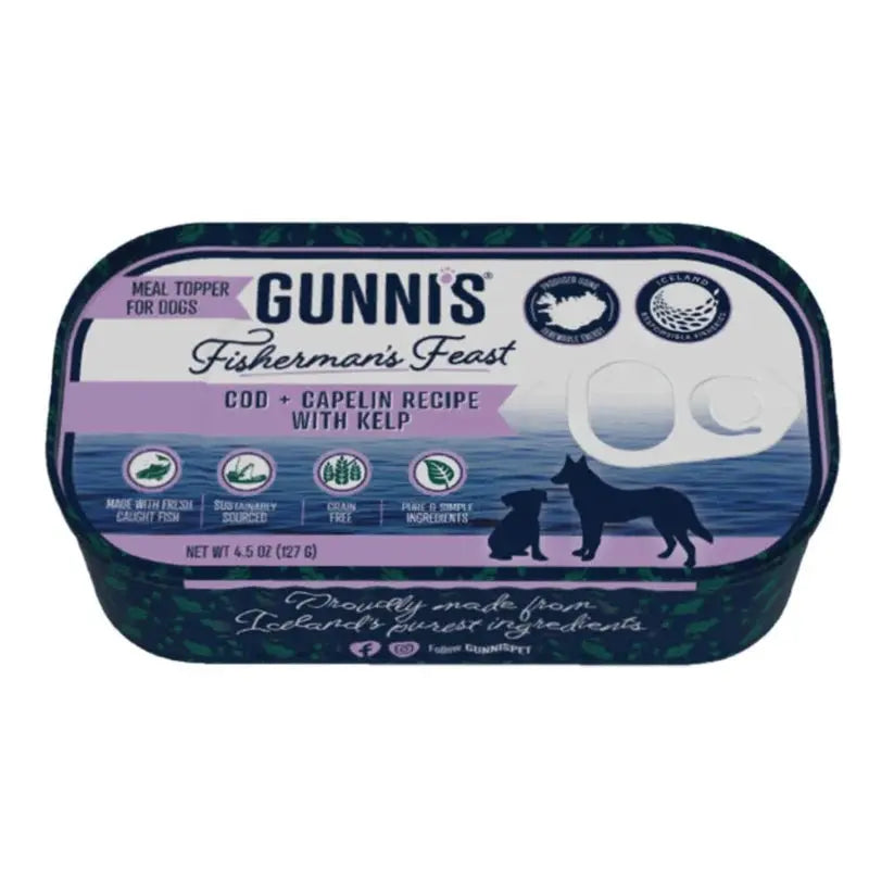 Gunni's Premium Dog Food Topper with Nutritious Kelp - 4.5 Ounce Can, Pack of 12