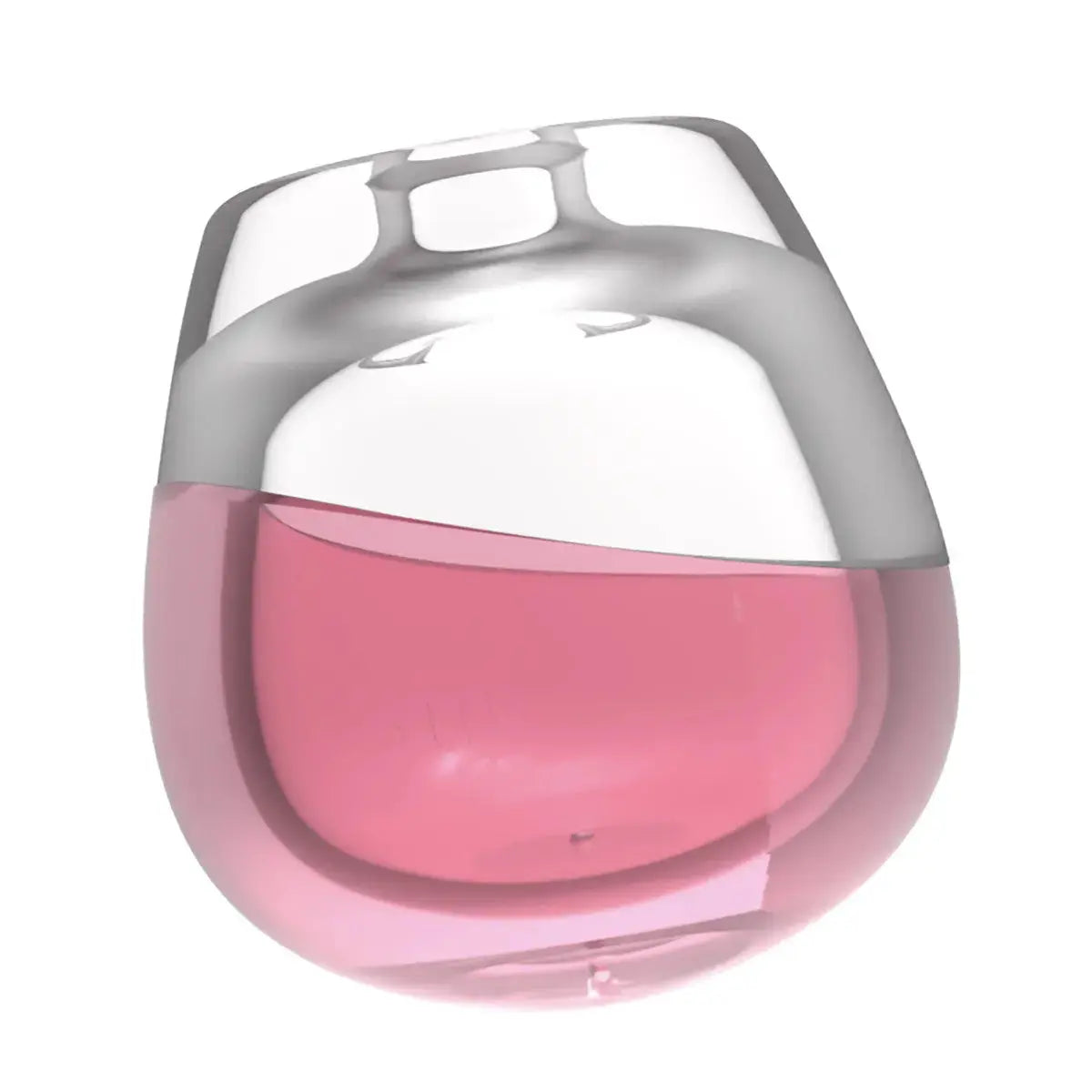 BARK Super Durable Chewer Valentine's Day Tipsy Rosé Rubber Wine-Shaped Dog Toy for Canine Companions